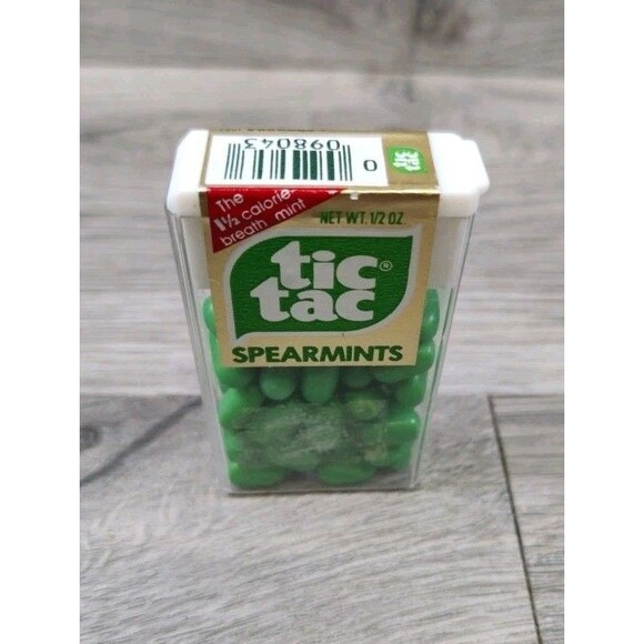 Vintage 1984 Tic Tac Wintergreen ½ oz Factory Sealed Clamshell – New - Picture 8 of 8